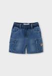 Джинсовые шорты Name it, синий деним - фото 4