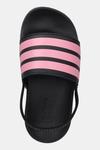 Детские шлепанцы ADILETTE ESTRAP Adidas, черный - фото 4