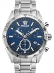 Наручные часы V-Code Chronograph 41 мм Versace, синий - фото 2