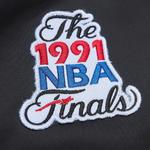 Атласная куртка-бомбер NBA Chicago Bulls Mitchell and Ness, черный - фото 3