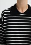 Джемпер adL Jumper, Striped Black/Mottled Black - фото 4