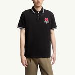 Moncler Мужская черная поло - фото 2