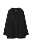 Кардиган Stradivarius Cardigan, Black - фото 6
