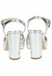 Босоножки на платформе NeroGiardini, серебряные батты - фото 2