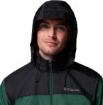Куртка дождевая Columbia Men’s Glennaker Lake II, Rain Forest/Black - фото 5