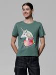 Рубашка Watapparel Flash, the unicorn, зеленый - фото 3