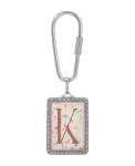 Брелок с цветочным узором Initial az 2028, multi-k - фото