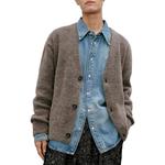 Мужской свитер ZARA, коричневый - фото 8