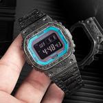 Унисекс цифровые часы CASIO 43 мм синие - фото 2