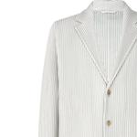 Куртка пальто мужская светло-серая ISSEY MIYAKE - фото 5