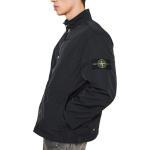 STONE ISLAND Куртка на молнии с логотипом на нашивке, Black - фото 4
