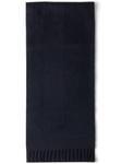 Prada кашемировый шарф с вышитым логотипом, синий - фото