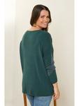 Свитер Curvy Lady, темно-зеленый - фото 3