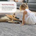 Ковер nuLOOM, 92 x 153 см, Alessi Solid Farmhouse Cotton, Grey - фото 6