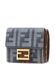 Джинсовая мини-сумка FENDI, синий - фото 3