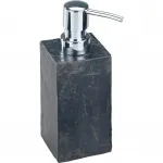 Дозатор мыла WENKO «Slate Rock», серый - фото
