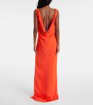 Платье из кади с цепочкой Max Mara, Cinabrio - фото 3