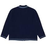 Свитер Supreme Zip Up Polo Sweater, Navy - фото 2