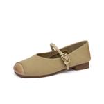 Туфли Мэри Джейн женские Gemeiq, хаки - фото