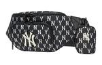 Поясная сумка унисекс из коллекции MLB Monogram, Черный - фото 2