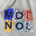 Боди с фиолетовым логотипом Moi noi - фото 2