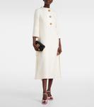 Платье миди Crepe Couture Valentino, Avorio - фото 2