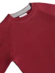 Свитер в рубчик Brunello Cucinelli Kids, красный - фото 2