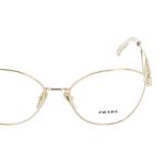 PRADA Кошачий глаз очки Cat Eye, Gold - фото 6