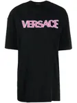 Футболка с логотипом VERSACE, черный - фото