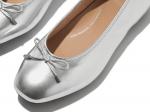 Балетки FitFlop Delicato Ballet Flat, серебристый металлик - фото 5