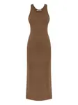 Платье миди Aceri MAX MARA, коричневый - фото