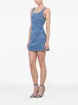 Платье мини Maryann Alice + Olivia, синий - фото 3
