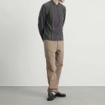 Лакированные длинные поло на молнии Palmes, charcoal - фото 4