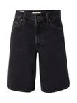 Мешковатые джинсы LEVI'S  Baggy Dad Jort, Black Denim - фото