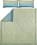 Двустороннее постельное белье зеленое 1x 200x200 см + 2x 40x80 см Erwin Müller - фото 2