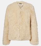 Куртка из овчины Tom Ford, белый - фото