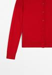 Кардиган Massimo Dutti BUTTONED WITH CREW NECK, Red - фото 8