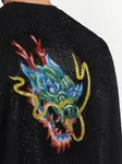 Толстовка Dragon Crystal Giuseppe Zanotti, черный - фото 5
