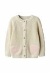 Кардиган Lil' Atelier Cardigan, Turtledove/White - фото