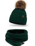 Шапка Vivisence 7015 Set, зеленый - фото