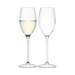 Бокалы для вина и шампанского LSA, набор из 2 шт, белый - фото