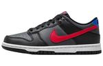 Кроссовки Nike Dunk Low "Black Red Blue" GS - фото