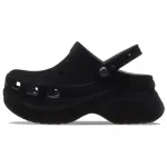 Crocs Босоножки Bae Clog Velvet женские black - фото