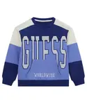 Толстовка Oversize fit Guess, синий - фото