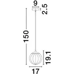 Подвесной светильник ABBACUS E27, 1 шт. Nova Luce, черный - фото 6