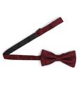 Шелковый галстук-бабочка Olymp Level Five, бордовый - фото 2