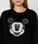 Свитер desigual x disney mickey, да! Regular fit Desigual, черный - фото 4