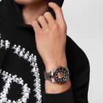 Браслет The $kull Diver PWOAA0822 PHILIPP PLEIN, черный циферблат - фото 5