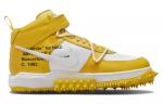 Nike Air Force 1 Mid Sp Off-White Varsity Maize Желтый Белый - фото 2