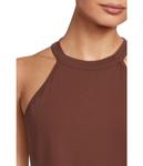 Топ Michael Stars Marilyn Tank, Espresso - фото 4